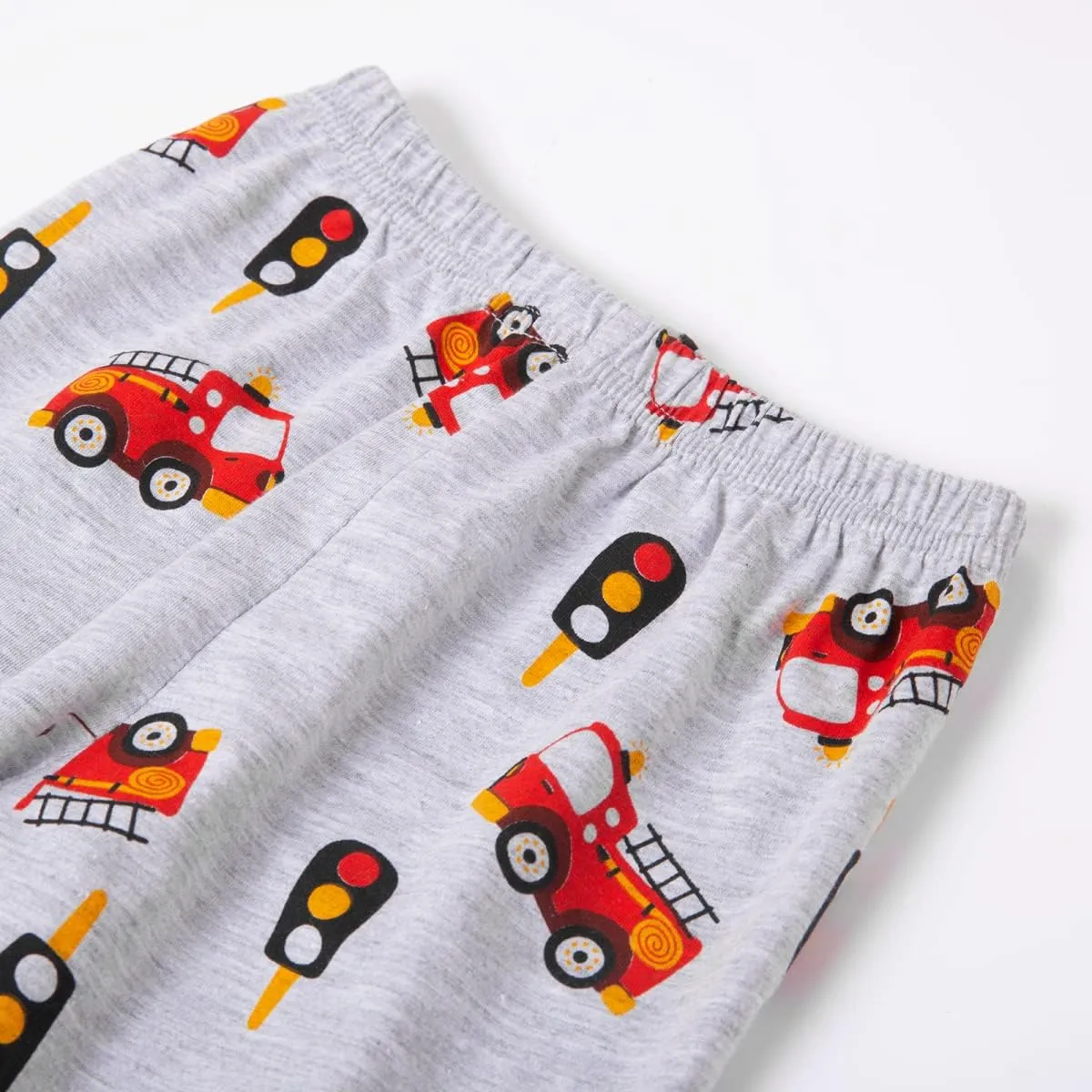 Akyzic Boys Planet Pajamas Sets 100% Cotton Pjs Toddler 2 Piece Long Sleeve Sleepwear Kids Clothes Sets Dinosaur Shirts