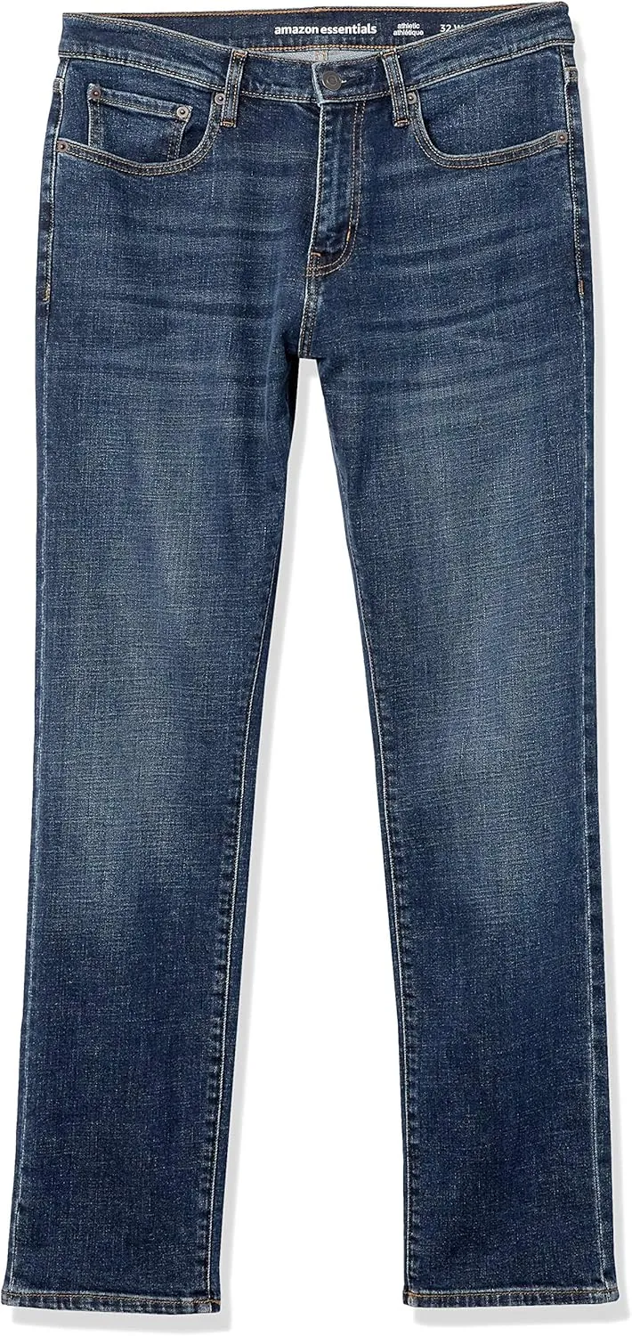 Amazon Essentials Men's Athletic-Fit Stretch Jeans
