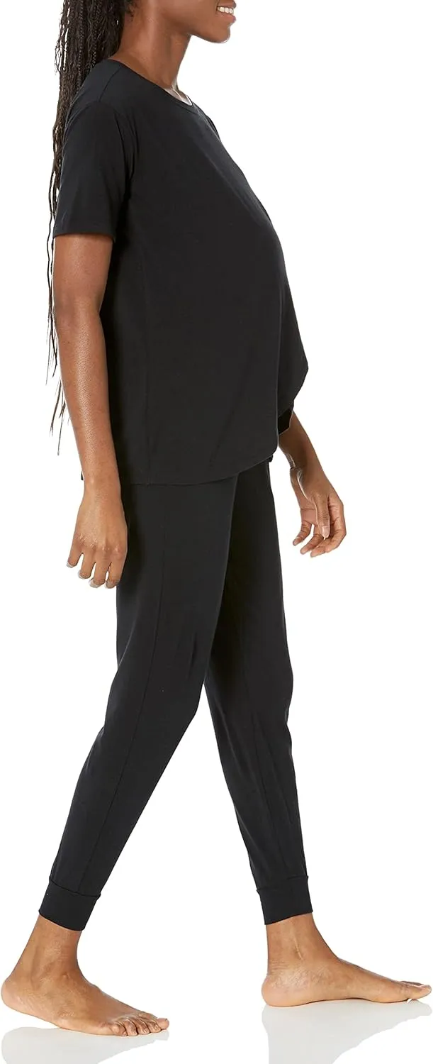 Amazon Essentials Women's Cotton Maternity and Nursing Sleepwear Pajama Set