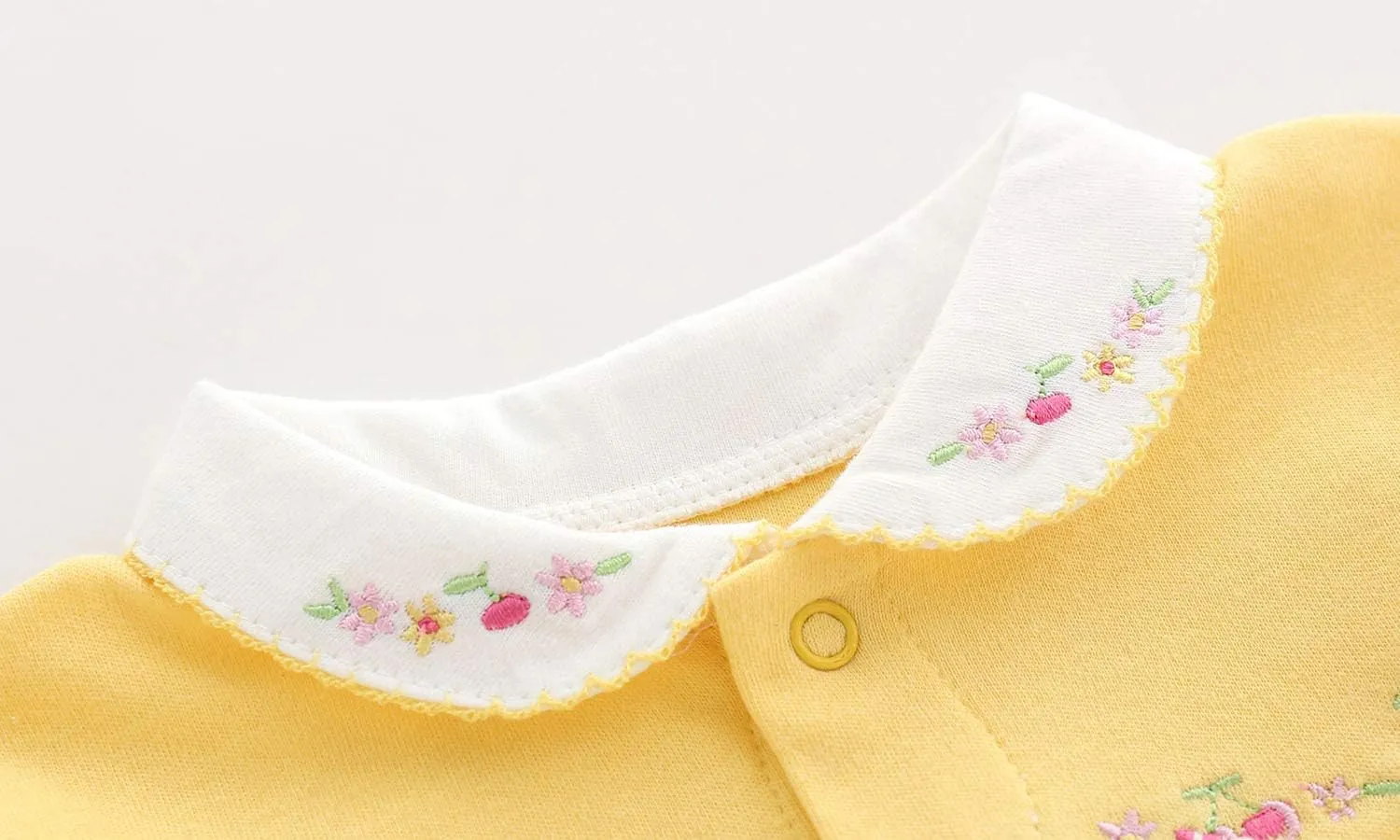Baby One Piece Romper Soft Cotton Sleepwear Footed Jumpsuit for 0-12 Month Infant
