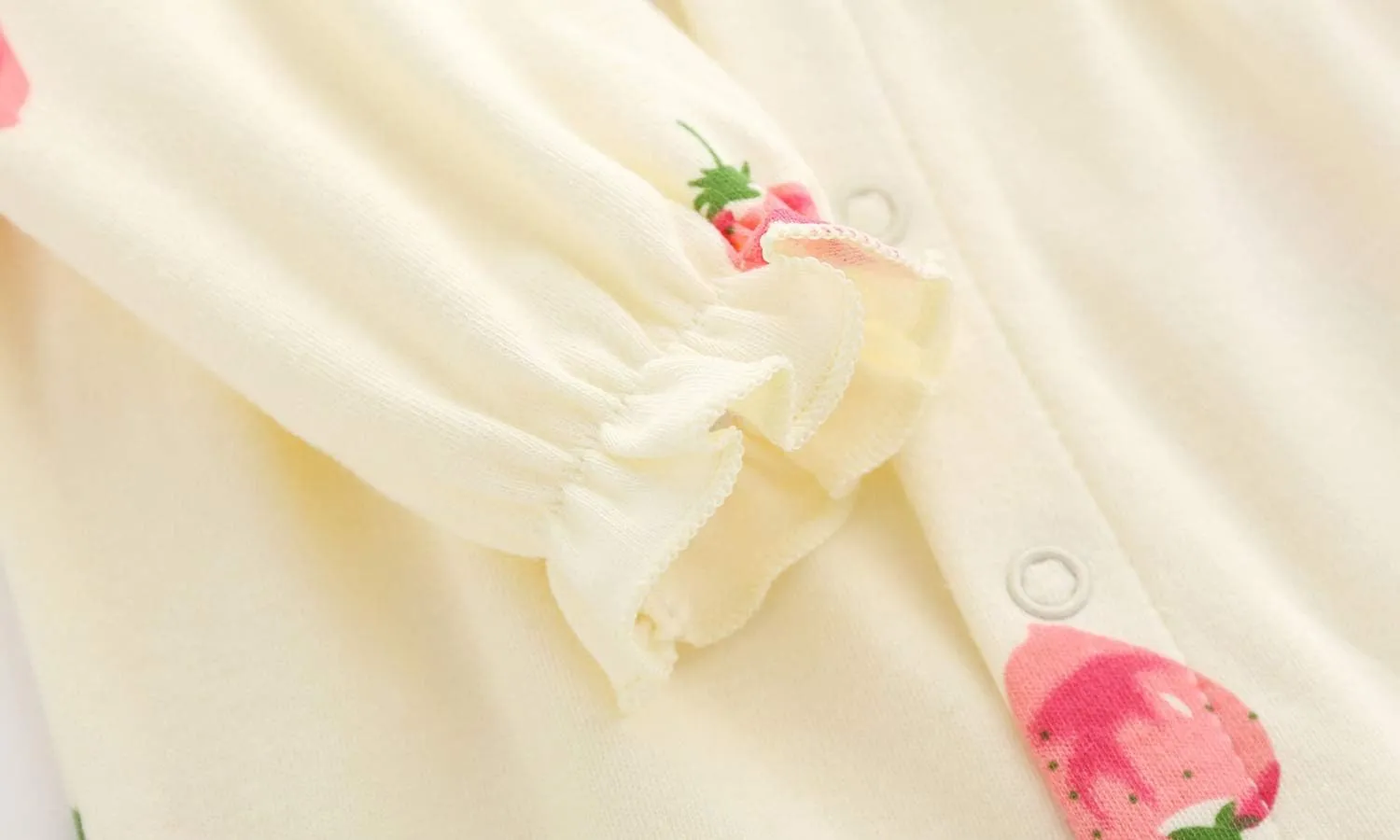 Baby One Piece Romper Soft Cotton Sleepwear Footed Jumpsuit for 0-12 Month Infant