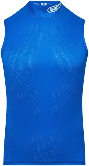 Battle Sports Mock Neck Sleeveless Compression Shirt, 4-Way Stretch Mesh, Moisture Wicking