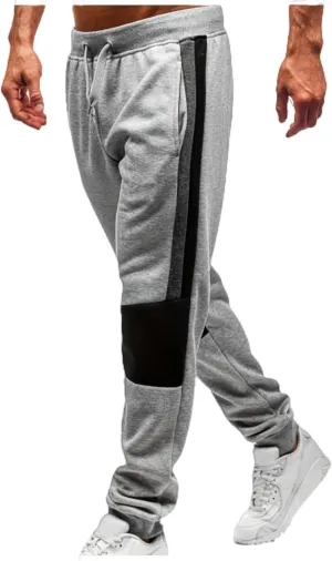 BIFUTON Joggers for Men,Mens Sweatpants with Pockets Color Matching Golf Pants for Men Relaxed Fit Lounge Pants Trousers