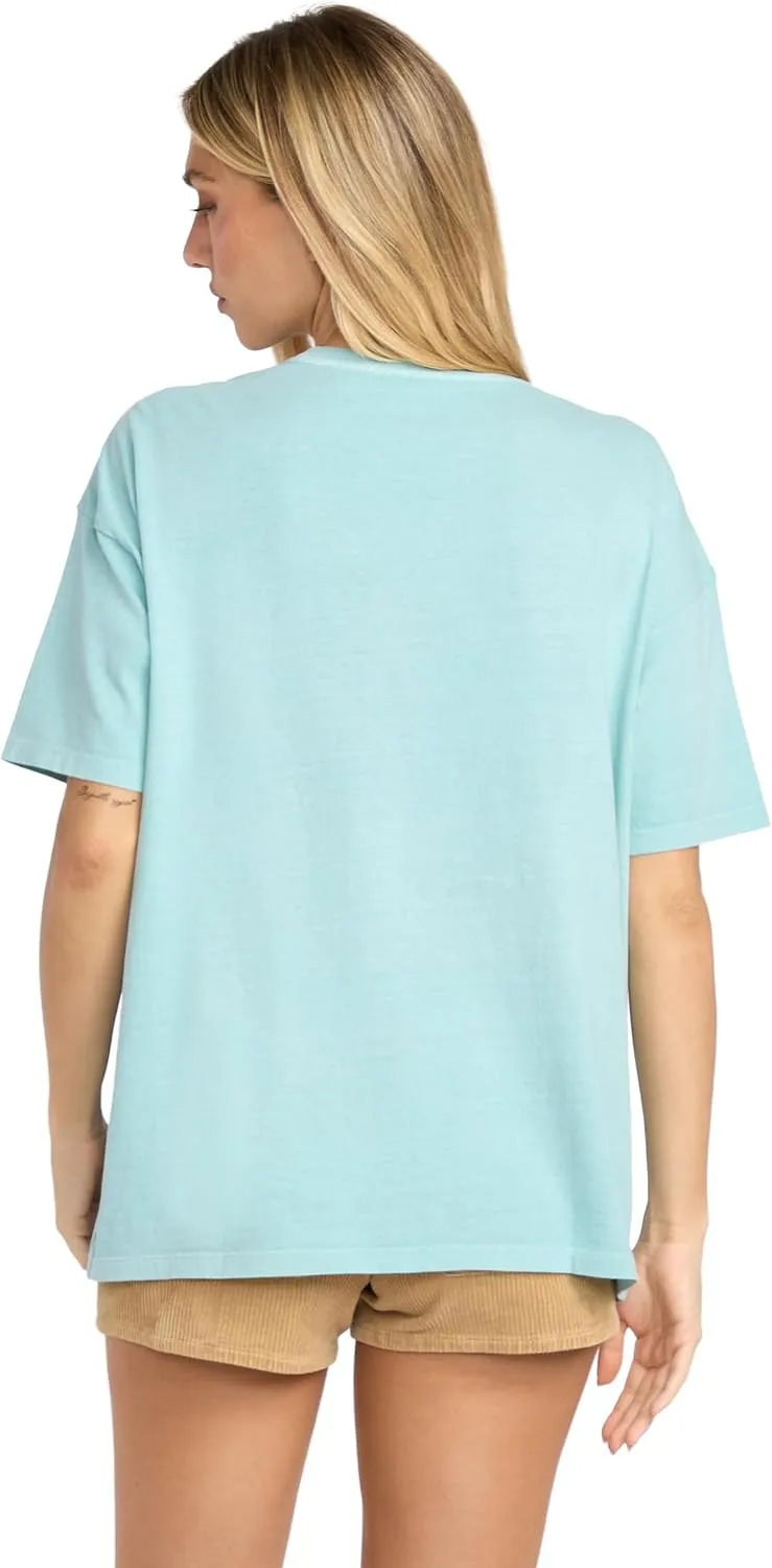 Billabong Women's Super Soft Cotton Knit Jersey Tee Short Sleeve T-Shirt (XS-XL)
