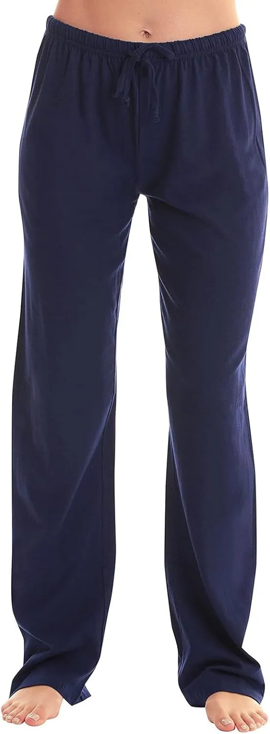 Buffalo Plaid Pajama Pants Women Soft Drawstring Comfy Wide Leg Lounge Pants Elastic Waist Loose Casual Loungewear