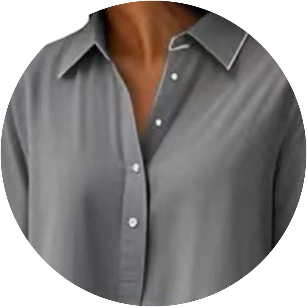 Canbebig Linen Two Piece Set Women Summer Vacation Outfits Wide Leg Pants Short Sleeve Button Down Crop Shirt Loungewear