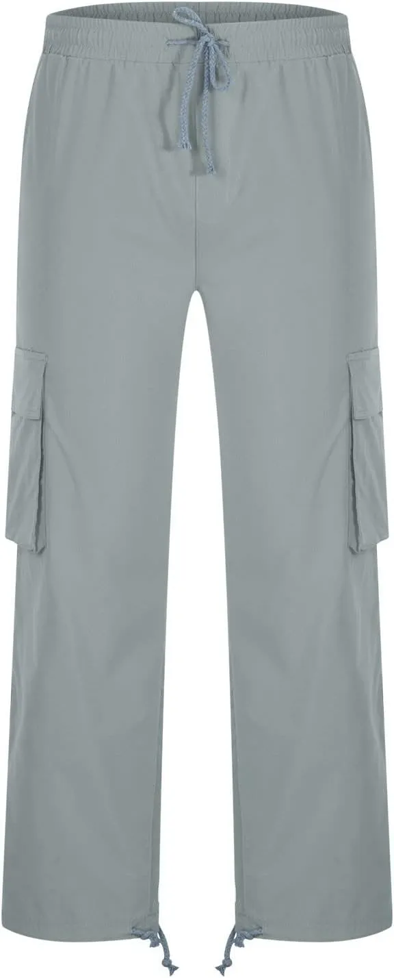 Cargo Pants for Men Relaxed Fit Casual Joggers Comfy Lightweight Athletic Sweatpants Baggy Outdoor Work Hiking Pants