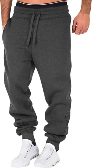 Cargo Pants for Men Relaxed Fit Golf Sweatpants Pant with Zipper Pockets Tapered Athletic Joggers Track Workout Pants