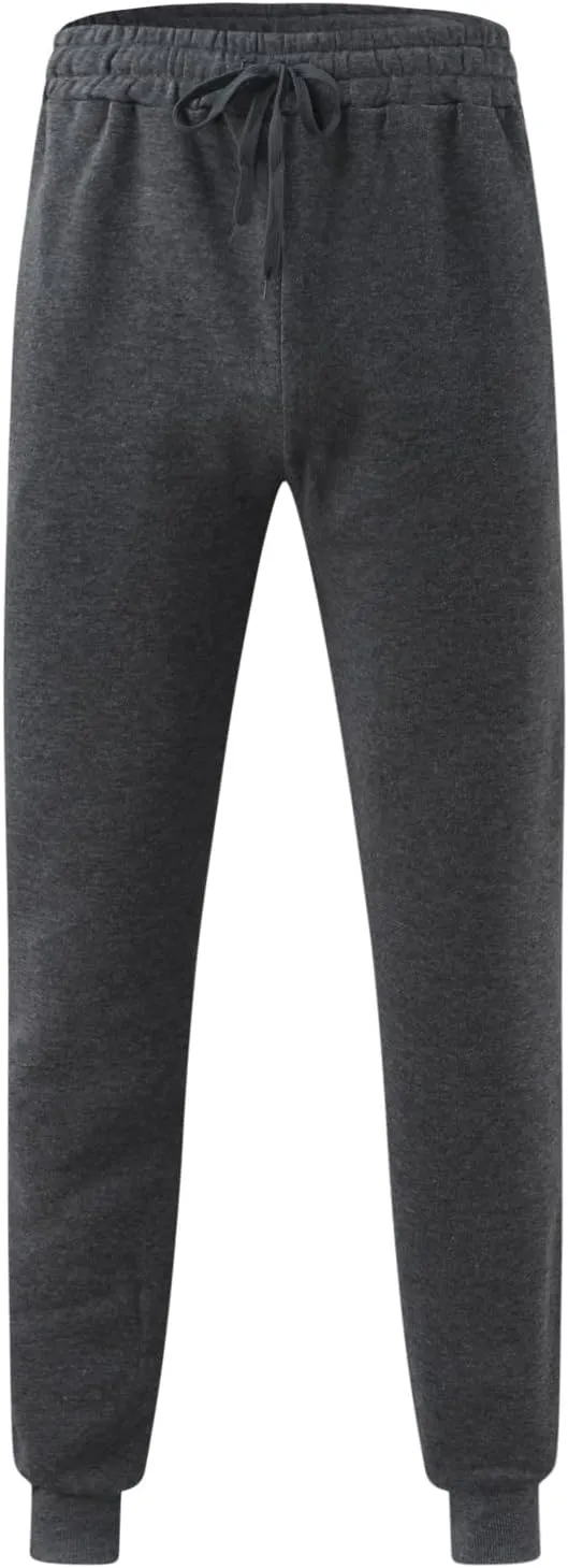 Cargo Pants for Men Relaxed Fit Golf Sweatpants Pant with Zipper Pockets Tapered Athletic Joggers Track Workout Pants