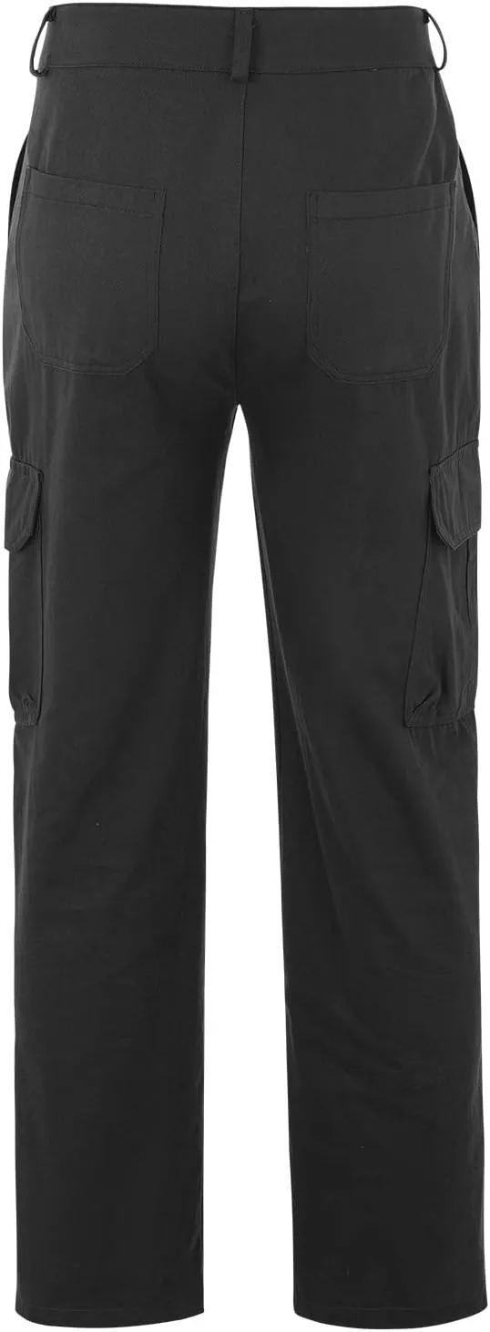 Cargo Pants for Men Relaxed Fit Golf Track Pant 2023 Men's Heavyweight Cargo Fleece Sweatpants Stretch Elastic Waist