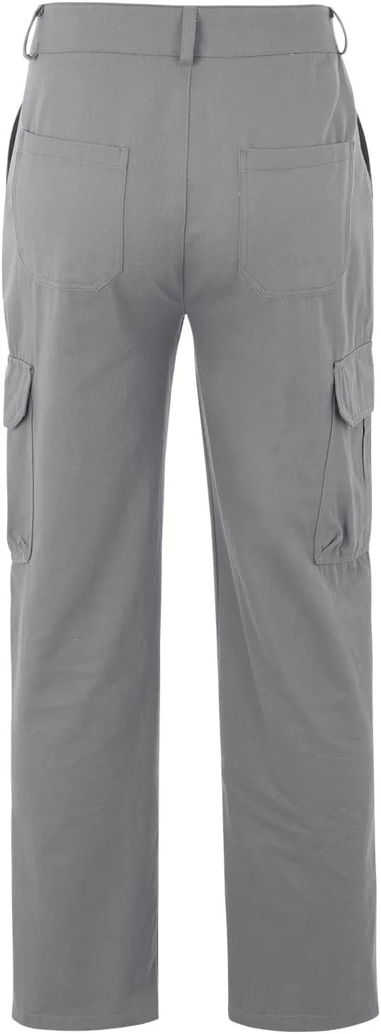 Cargo Pants for Men Relaxed Fit Golf Track Pant 2023 Men's Heavyweight Cargo Fleece Sweatpants Stretch Elastic Waist