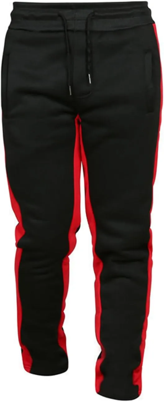 Cargo Pants for Men Relaxed Fit Men's Heavyweight Fleece Cargo Sweatpants Elastic Waist Baggy Workout Joggers Stretch