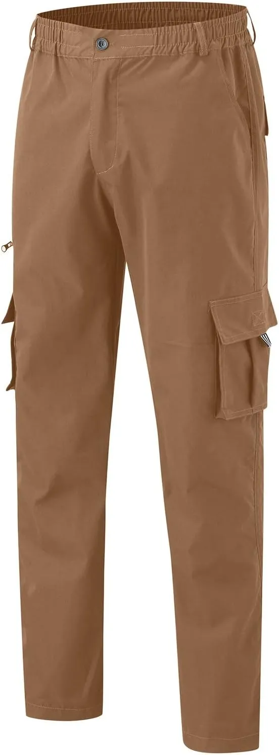 Cargo Pants for Men Relaxed Fit Pants Sports Sweats Casual Trousers Heavyweight Fleece Sweatpants with Pockets Men's