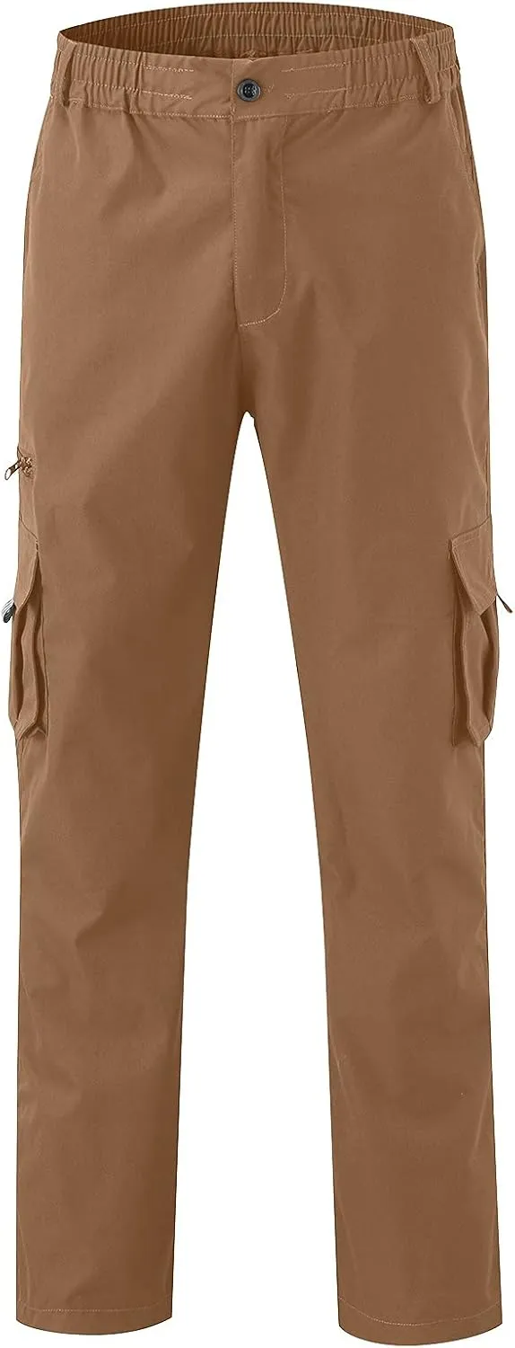 Cargo Pants for Men Relaxed Fit Pants Sports Sweats Casual Trousers Heavyweight Fleece Sweatpants with Pockets Men's