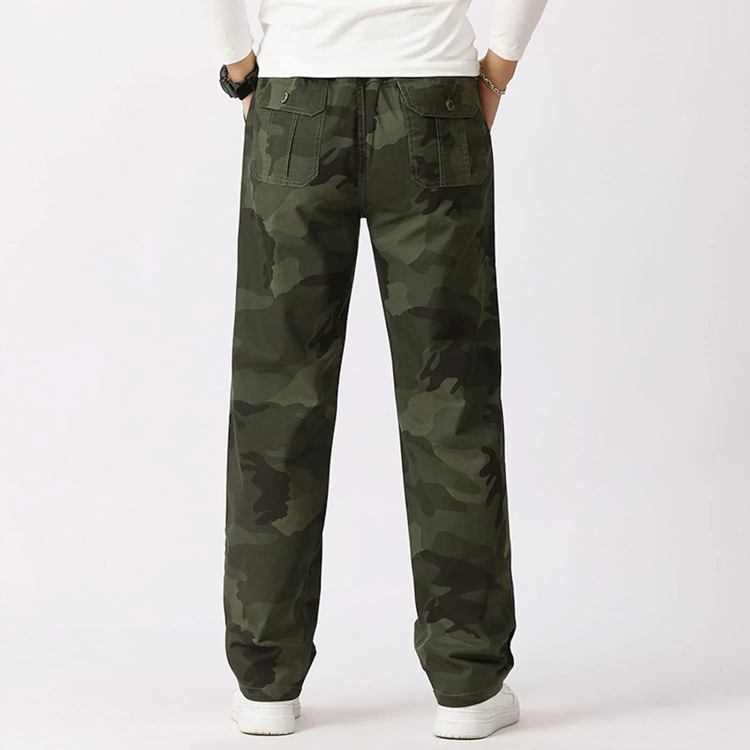 Cargo Pants for Men Relaxed Fit with Pocket Mens Casual Joggers Sweatpants Big & Tall Elastic Drawstring Sweatpants