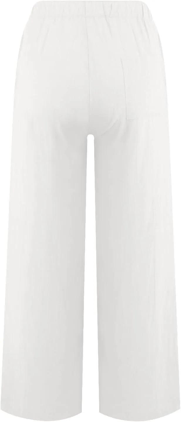 Cargo Pants for Women Winter Casual Business Slacks with Pockets Solid Color Elastic Waist