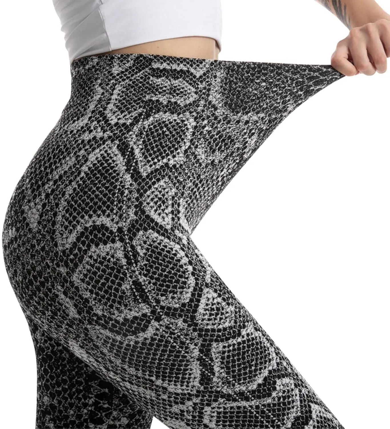 Casual Leggings for Women High Waist Printed Tummy Control Butt Lifting Pants Fitness Causal Funny Compression Patterned