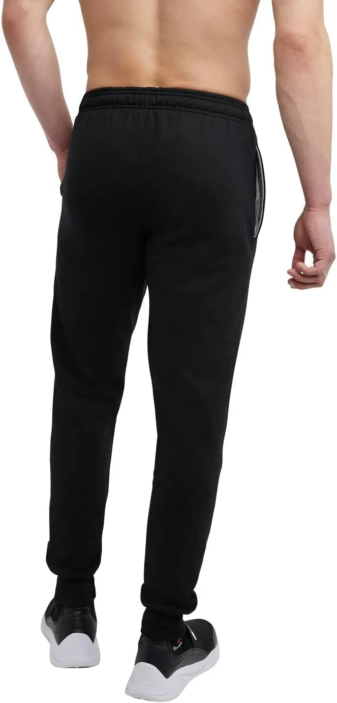 Champion Men's Powerblend, Fleece Jogger Sweatpants (Regular and Big & Tall)