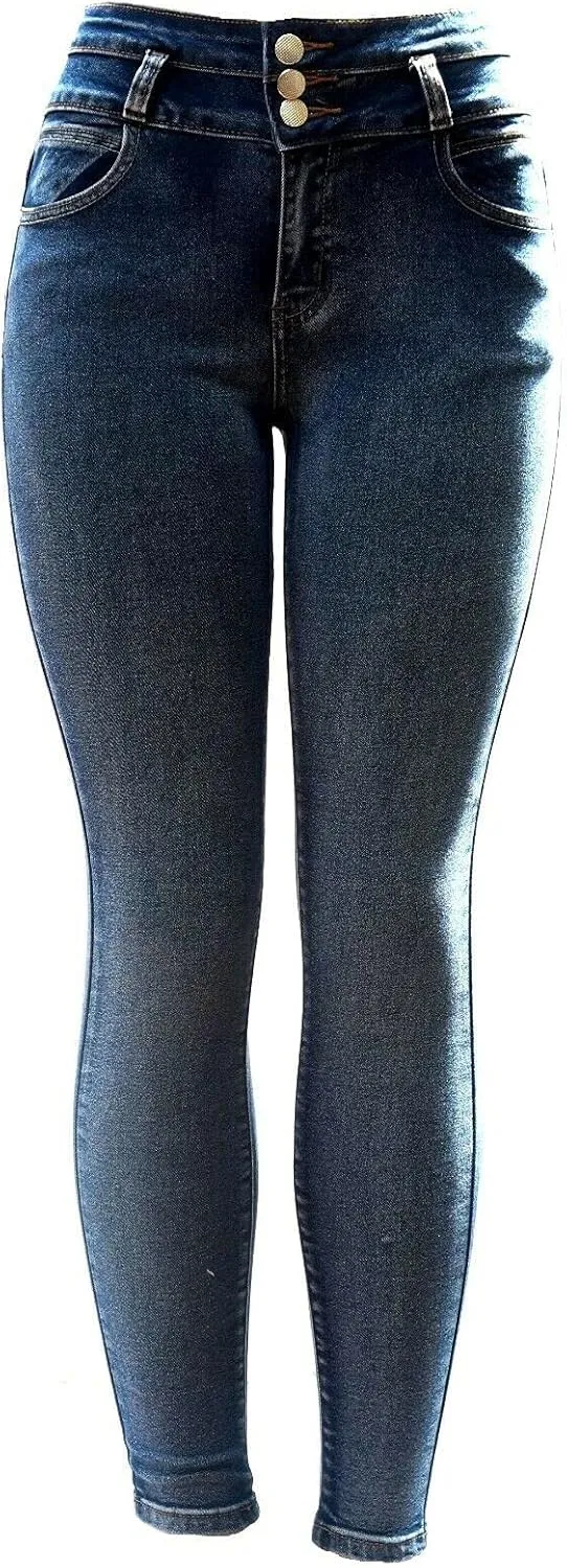 Colombian Jeans Butt Lifting Jeans for Women High Waisted Skinny Levanta Cola Stretch