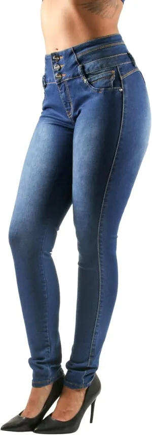 Colombian Jeans Butt Lifting Jeans for Women High Waisted Skinny Levanta Cola Stretch