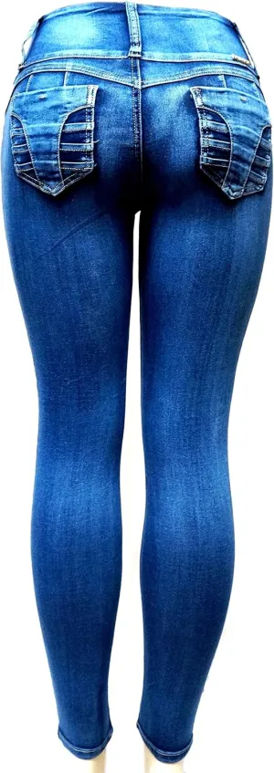 Colombian Jeans Butt Lifting Jeans for Women High Waisted Skinny Levanta Cola Stretch