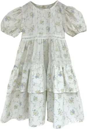 Colorful Childhood Baby Girls Dress Toddler Girls Flare Lace Trim Princess Party Dress