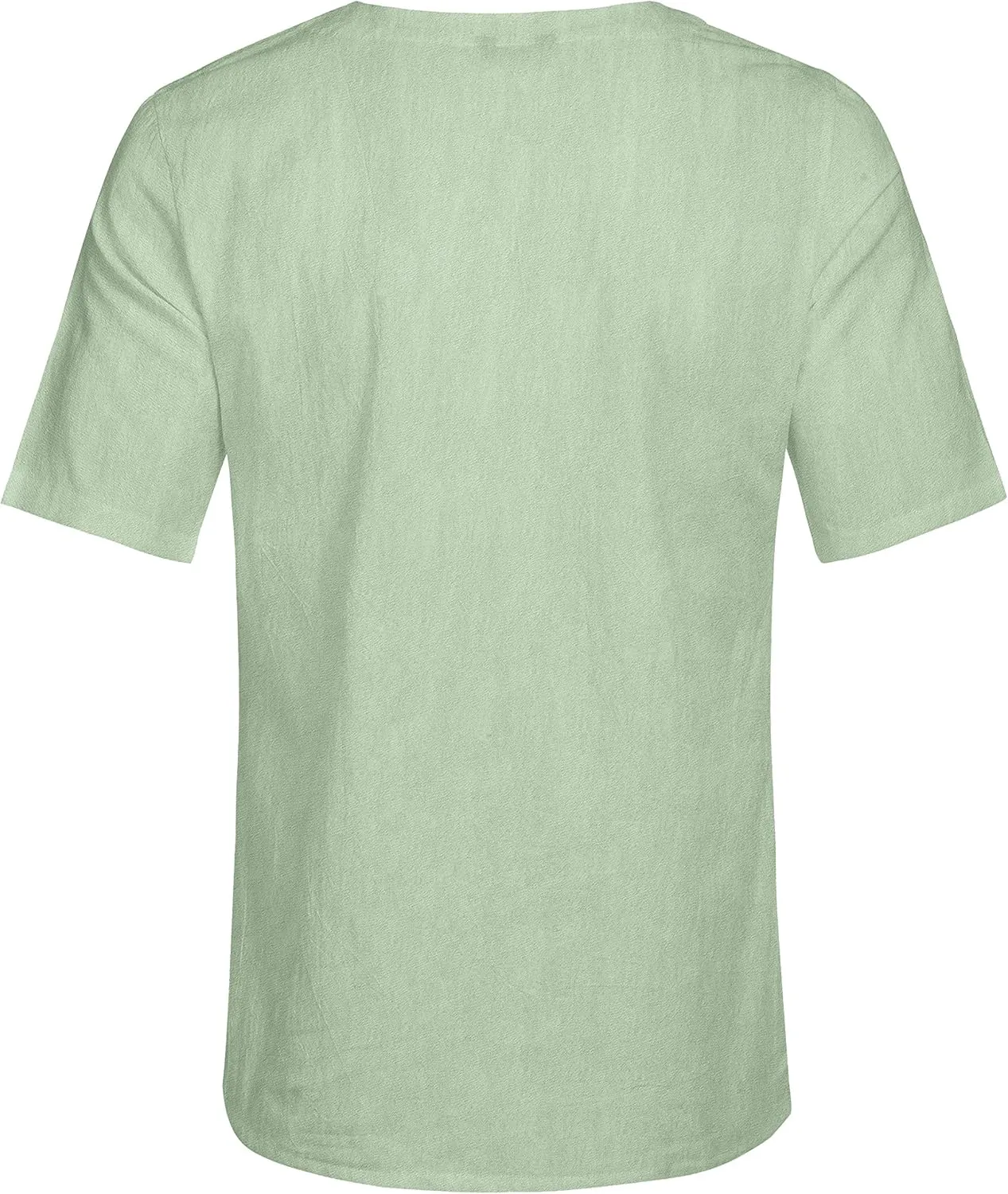 COOFANDY Men Casual Cotton Linen T Shirt Short Sleeve Beach Lace Up Hippie Shirt Yoga Renaissance Tunic
