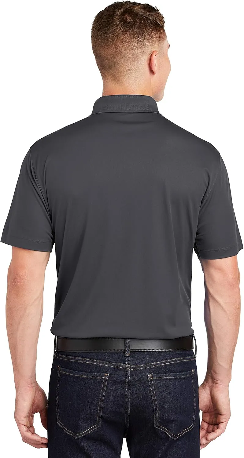 Custom Embroidered Moisture Wicking Performance Polo - Embroidery Collar Polo Shirts