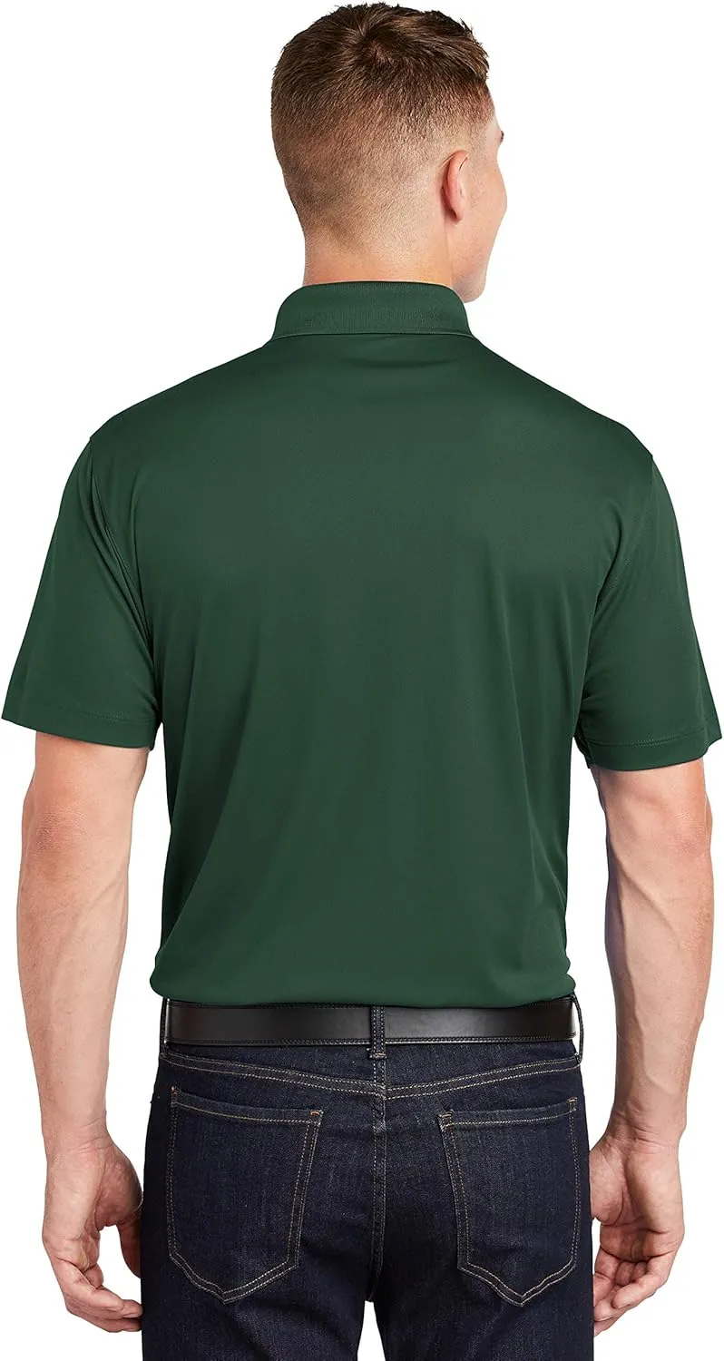 Custom Embroidered Moisture Wicking Performance Polo - Embroidery Collar Polo Shirts