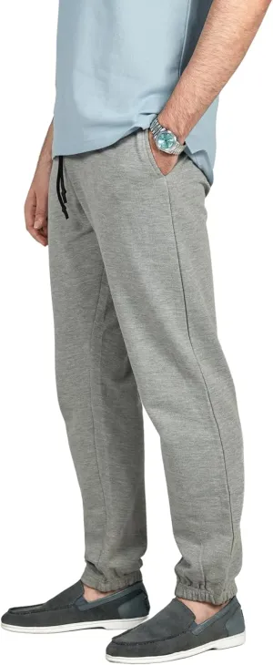CUZO Men’s Cotton Joggers, Pique Stuff, 60% Cotton & 40% Polyester, Regular Fit Men Trouser, Moisture Wicking, 240 GSM