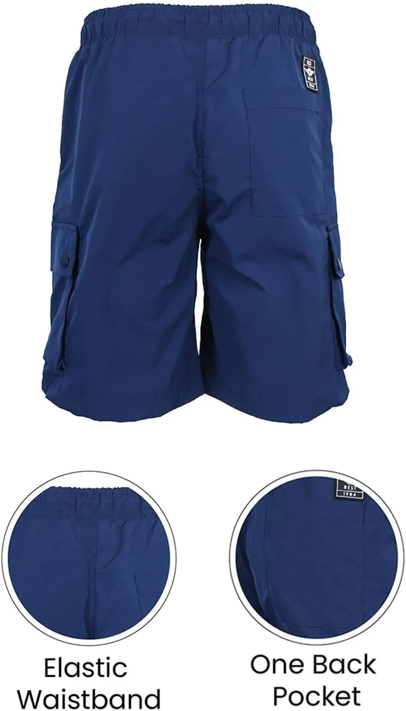Galaxy by Harvic Men's Moisture Wicking Performance Quick Dry Cargo Shorts