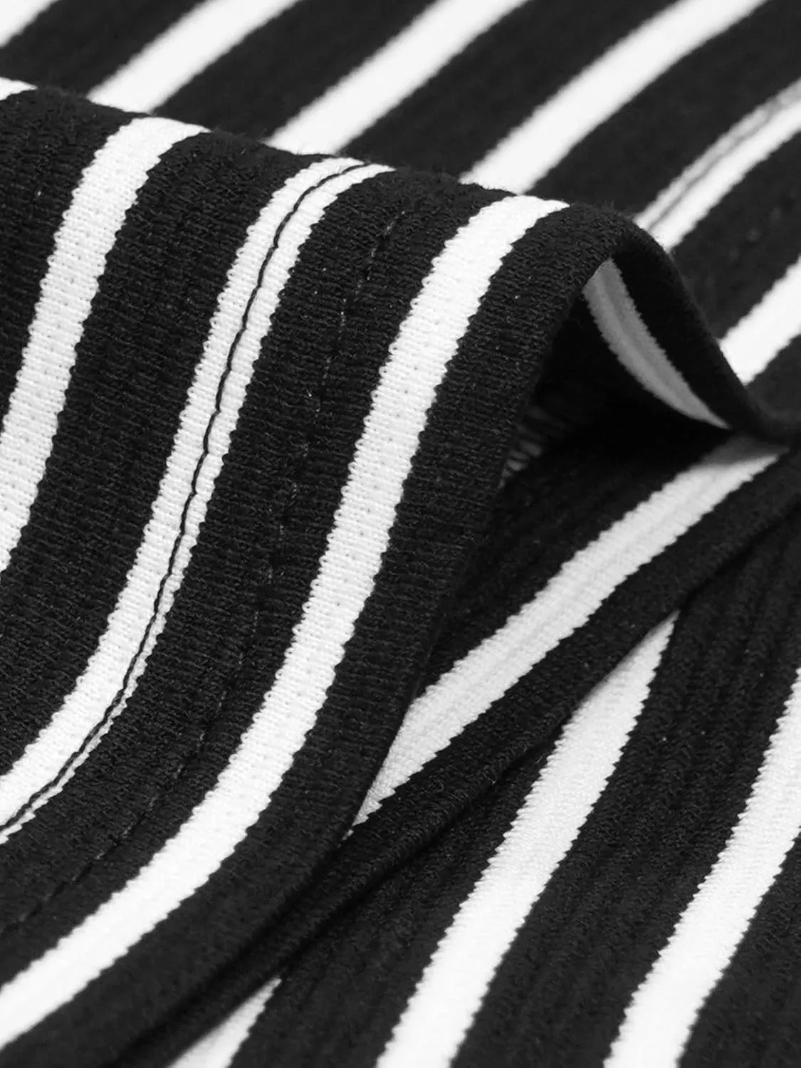 GUOLEZEEV Women's Striped Pants Comfy High Waist Trendy Y2K Pajama Lounge Pants Sleepwear with Pockets