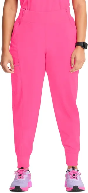 Infinity Women's Scrub Jogger Pants Mid Rise Bottoms with 5 Pockets, Moisture Wicking & 360° Stretch Fabric - CK110A