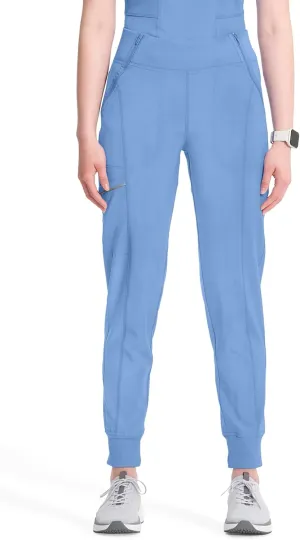 Infinity Women's Scrub Jogger Pants Mid Rise Bottoms with 5 Pockets, Moisture Wicking & 360° Stretch Fabric - CK110A