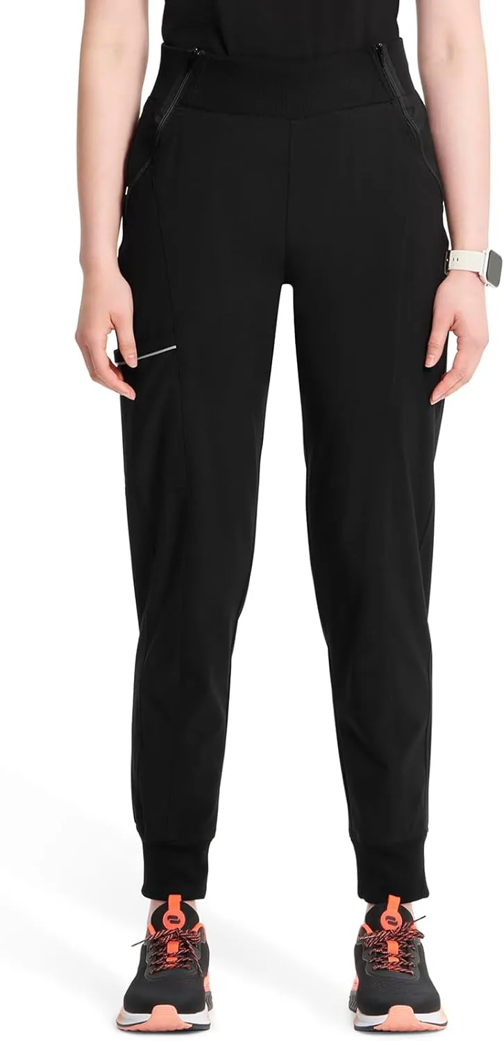 Infinity Women's Scrub Jogger Pants Mid Rise Bottoms with 5 Pockets, Moisture Wicking & 360° Stretch Fabric - CK110A