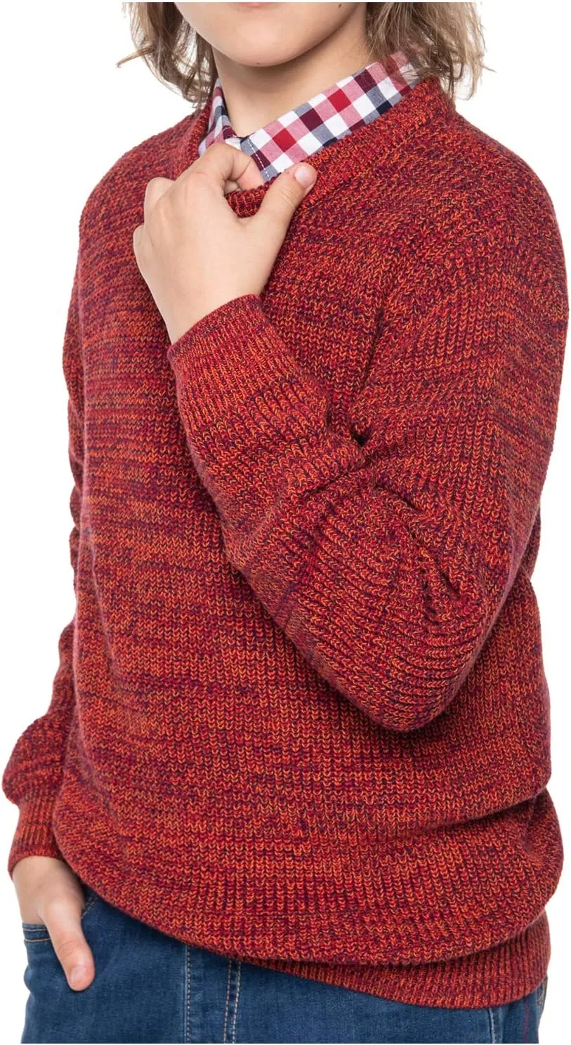 Kid Nation Boys Sweater Soft Cotton Kids Sweater for Boy 3-14 Years