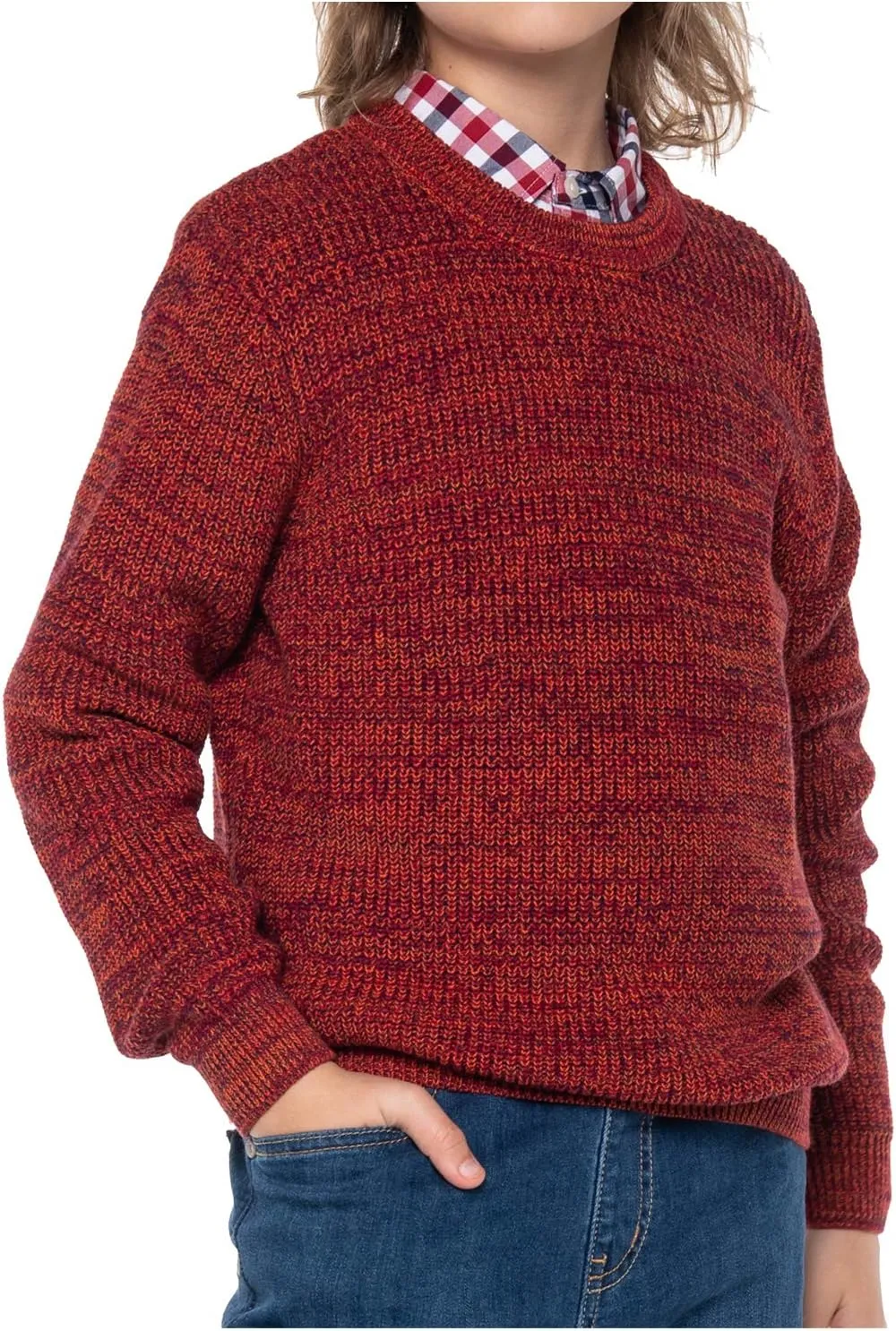 Kid Nation Boys Sweater Soft Cotton Kids Sweater for Boy 3-14 Years