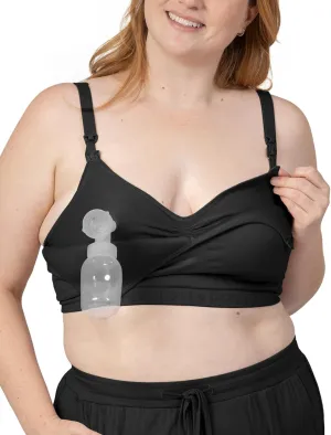 Kindred Bravely Sublime Contour Hands Free Pumping & Maternity Bra for Nursing and Breastfeeding