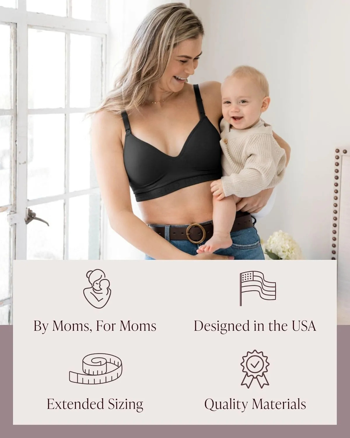 Kindred Bravely Sublime Contour Hands Free Pumping & Maternity Bra for Nursing and Breastfeeding