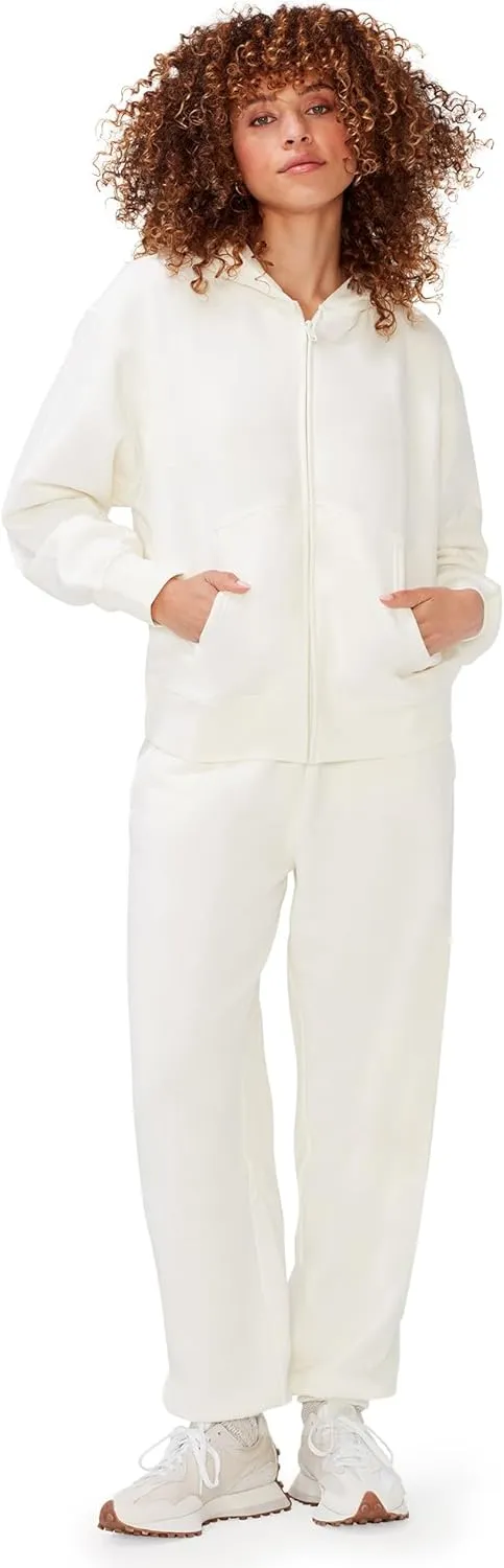 KUT & SO Womens Oversized Sweatpants  High Waisted Premium Midweight Fleece Joggers  Cozy Loungewear Boyfriend Fit