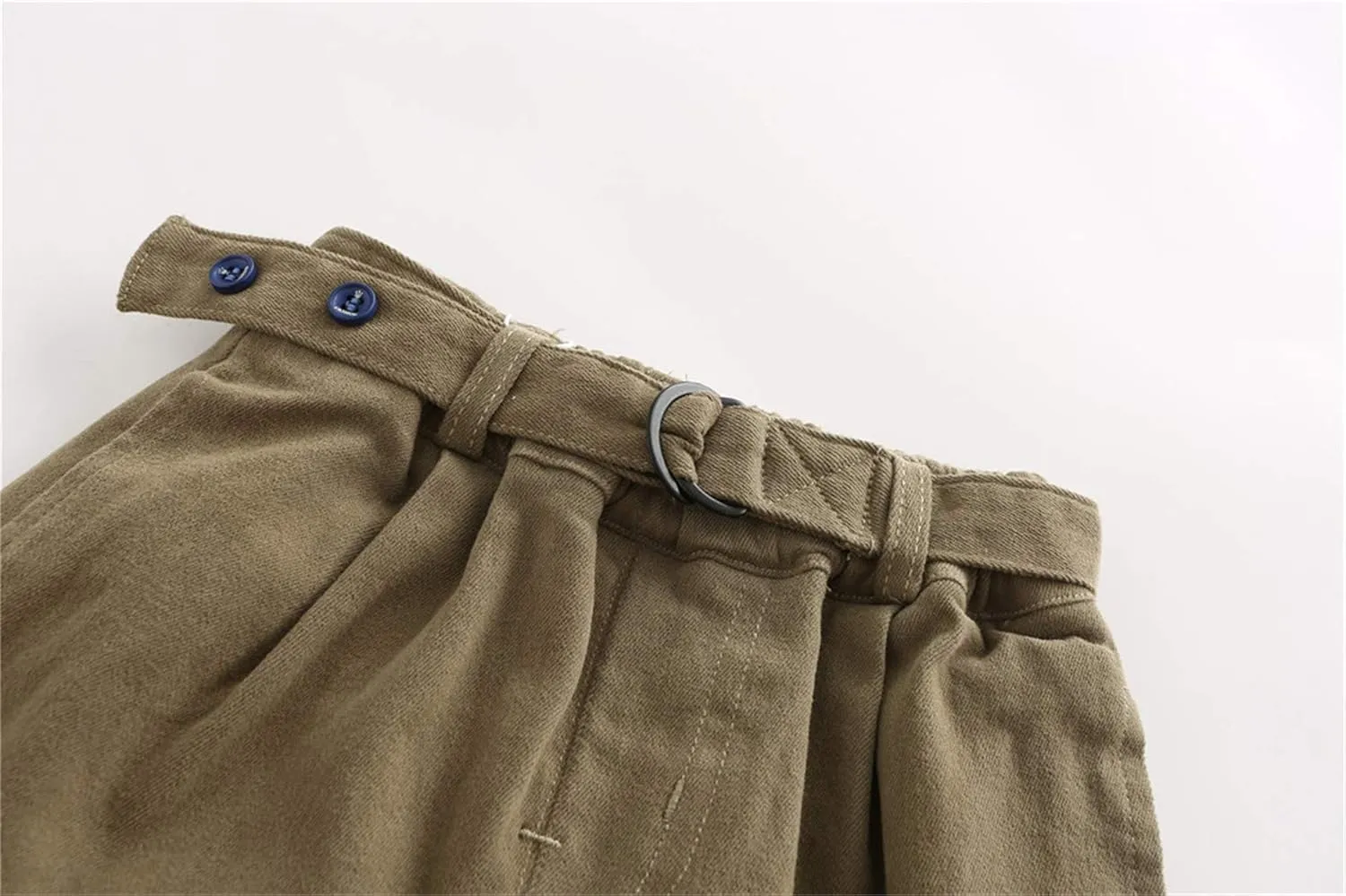 Little Kids Boys Elastic Waist Pocket Chino Casual Active Cargo Pants Joggers