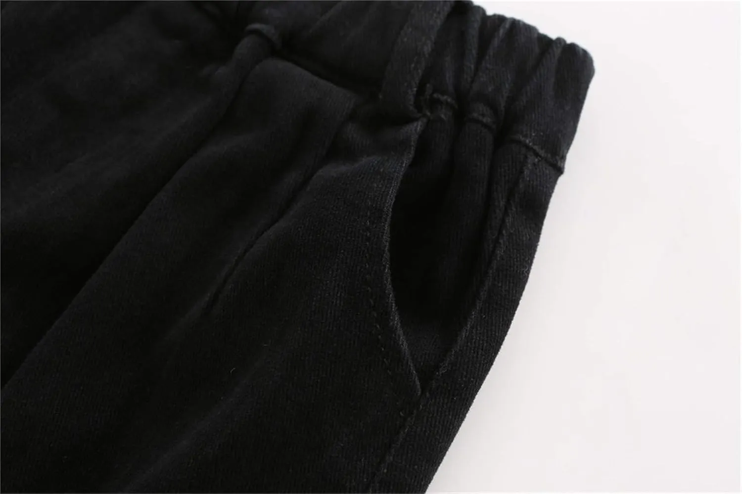 Little Kids Boys Elastic Waist Pocket Chino Casual Active Cargo Pants Joggers
