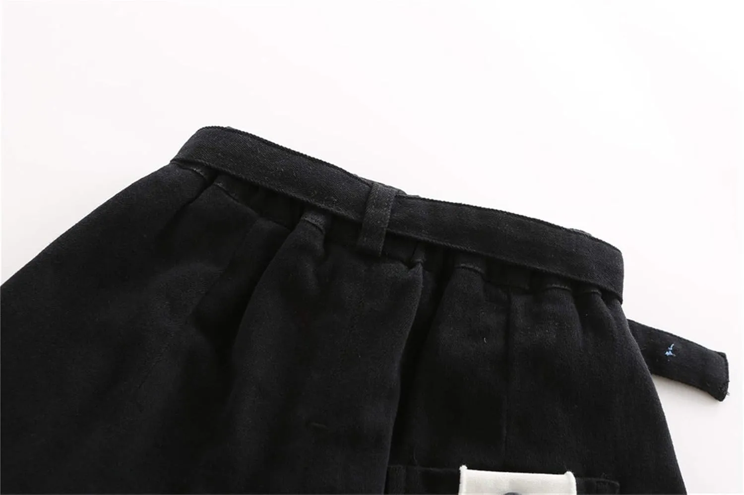 Little Kids Boys Elastic Waist Pocket Chino Casual Active Cargo Pants Joggers