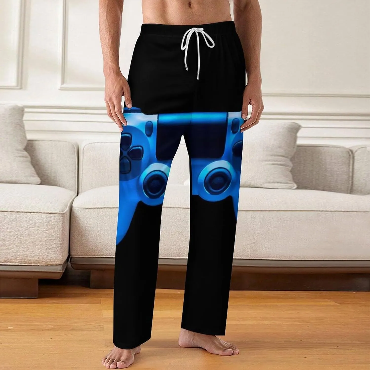 Men Pajama Pants Trouser Lounge Pants Sleepwear with Pockets (S-5XL)