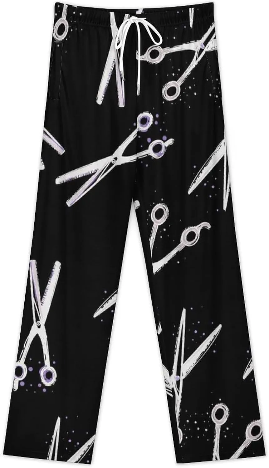Men Pajama Pants Trouser Lounge Pants Sleepwear with Pockets (S-5XL)