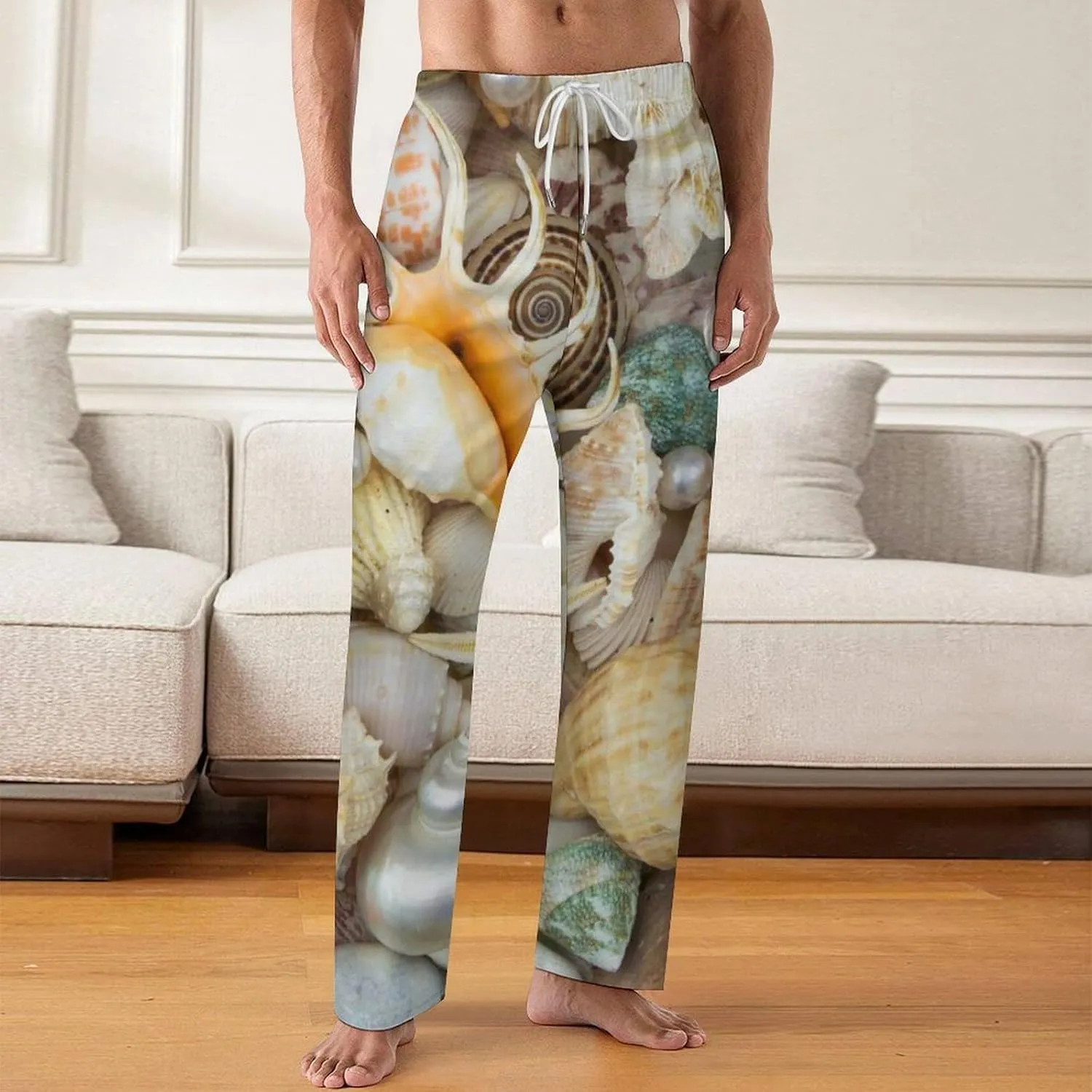 Men Pajama Pants Trouser Lounge Pants Sleepwear with Pockets (S-5XL)
