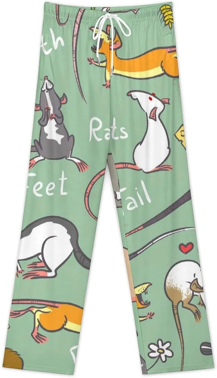 Men Pajama Pants Trouser Lounge Pants Sleepwear with Pockets (S-5XL)