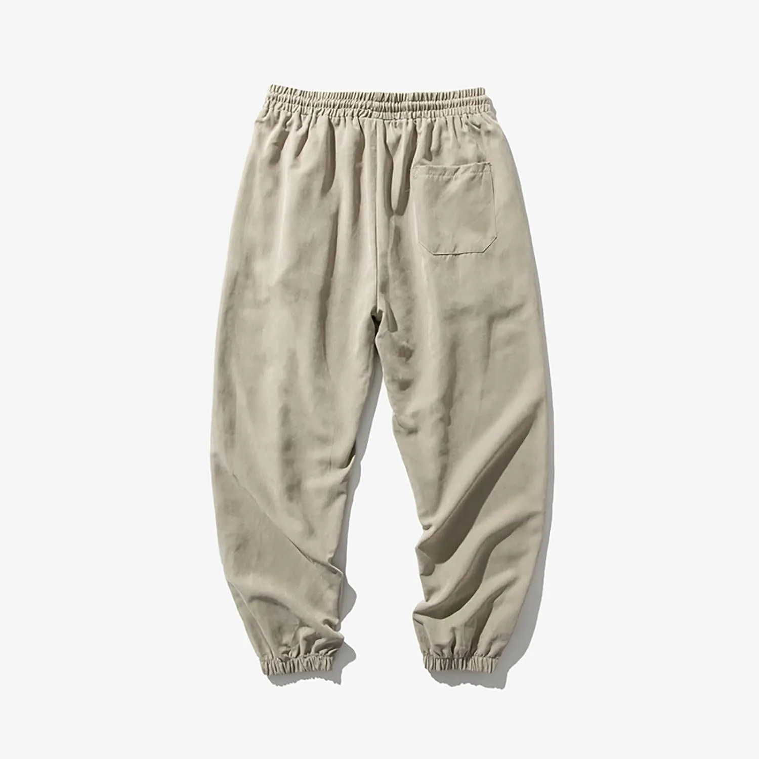 Mens Baggy Sweatpants Casual Relaxed Fit Baggy Pants Elastic Waist Drawstring Big and Tall Joggers Cargo Hiking Pants