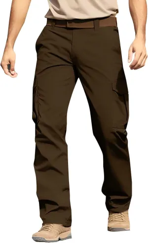 Mens Cargo Pants Thickened Pants Cotton Pocket Multi Color Large Sanitary Pants Multi Pockets Relaxed Fit