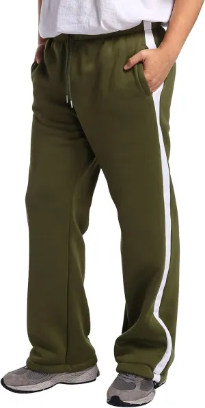 Men's Casual Cargo Pants Relaxed Fit Outdoor Hiking Workout Sweatpants, Stretch Drawstring Elastic Waist Jogger Pants